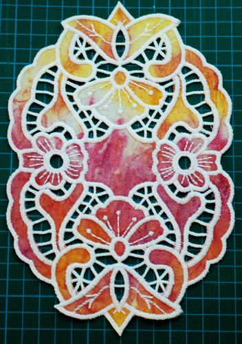 Cutwork Lace Summer Doily image 7