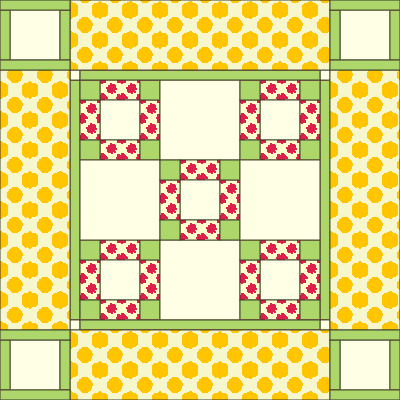 Quilted Table Topper with Fruit Embroidery image 14