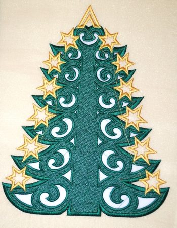 FSL Christmas Tree with Applique Stars image 5