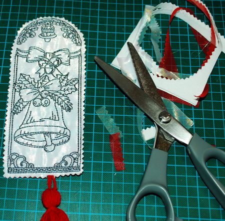 Embroidered Christmas Bookmarks image 10