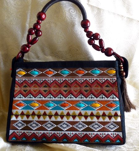 Hand Bag with East African Motif image 1