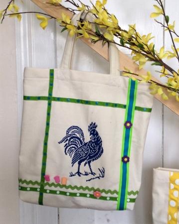 Easter Tote Bags with Embroidery image 19