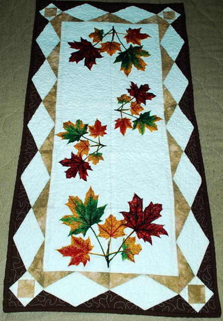Maple Leaves Table Runner image 1