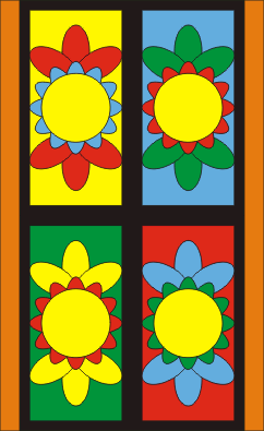 Stained Glass Wall Hanging 3