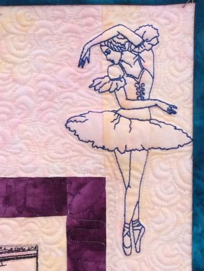 Ballet, Ballet Coloring Wall Quilt image 5