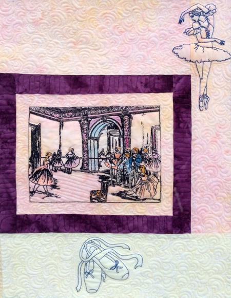 Ballet, Ballet Coloring Wall Quilt image 4