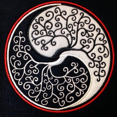 Yin Yang Tree Applique image 1