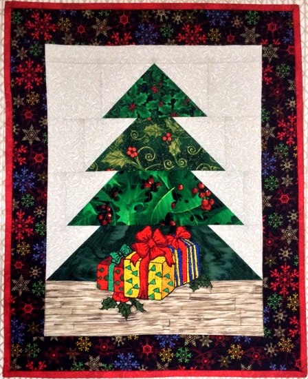 Christmas Gifts Quilted Wall Hanging image 1