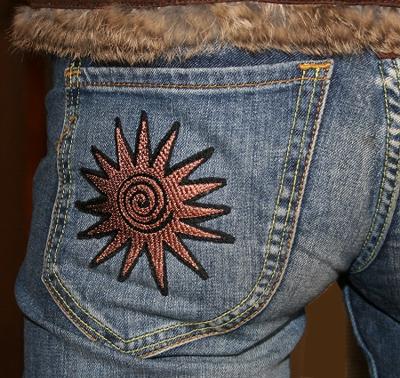 Embroidered Jeans image 2