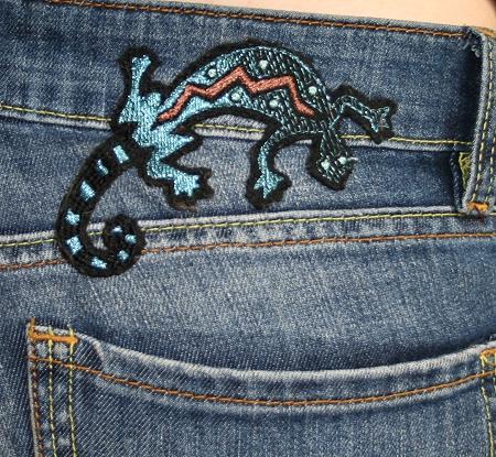Embroidered Jeans image 3