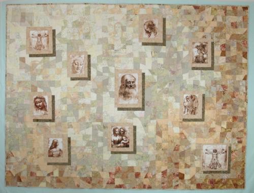 Leonardo Wall Quilt image 1