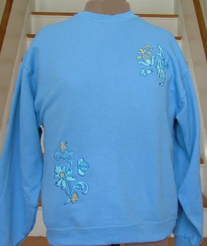 Sweatshirt with Applique Embroidery image 1