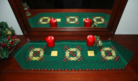Christmas Table Runner with Embroidery image 9