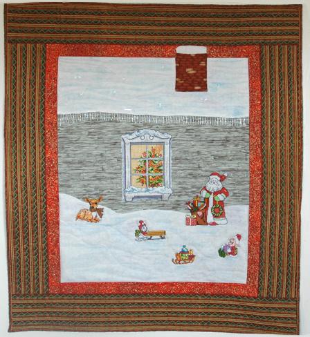 Christmas Window Wall Quilt image 1