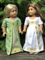 Regency Formal Dress for 18-inch Dolls.