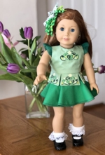 Irish Dance Costume for 18-inch Dolls