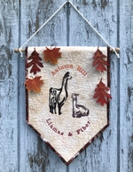 Llama Farm Quilted Banner