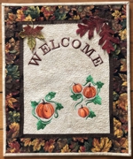 Pumpkin Patch Welsome Sign quilt