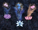 Flower Fairies Wholecloth Art Quilt