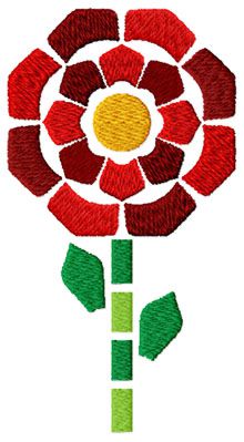 Spring Flower Design  free machine embroidery designs
