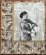 Violinist Wall Quilt