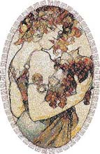 Fruit by Alphonse Mucha