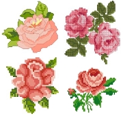Small Roses Set