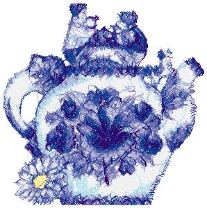 Porcelain Teapot I