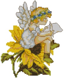 Elf on a Sunflower