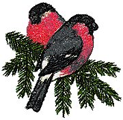 Bullfinches on a Tree