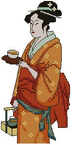 Geisha with Cup