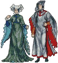 XV Century Lady and Gentleman (France) Set