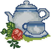 Teapot and Cup