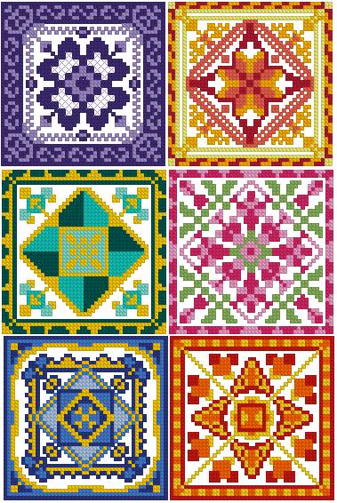 Quilt Ornament Set