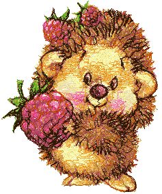 Hedgehog with Raspberry