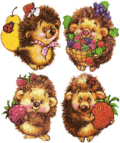Merry Hedgehog Set