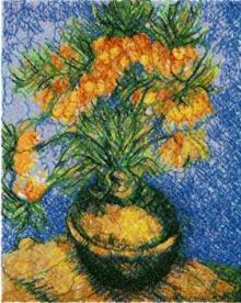 Vincent van Gogh. Imperial Crown Fritillaria.