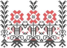 Folk Linen Motif