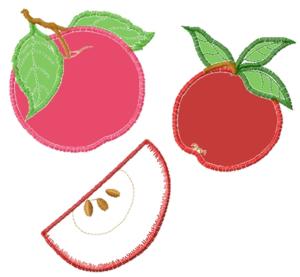 Apple Applique Set