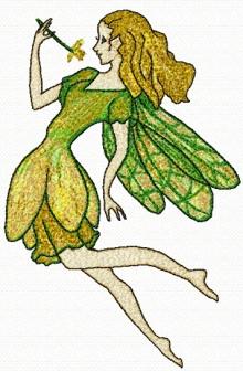 Girl&apos;s Deluxe Tooth Fairy Pillow Embroidery Design | Oma&apos;s Place