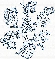 Whimsical Fish Set