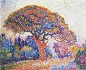 The Pine, St. Tropez by Paul Signac