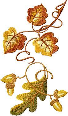 Autumn Decorative Leaves Set