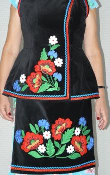 Folk Flower Applique Set