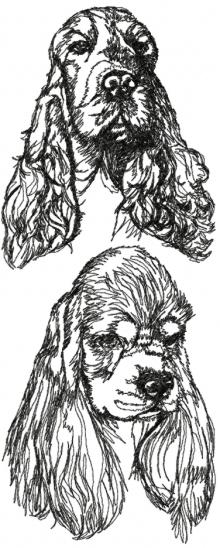 Cocker Spaniel Set