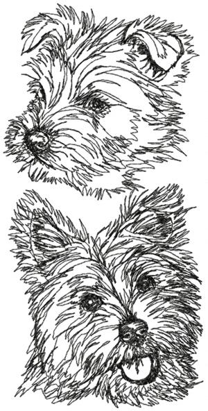 West Highland White Terrier Set