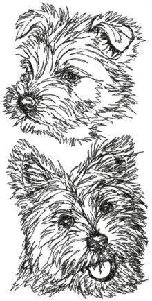 West Highland White Terrier Set