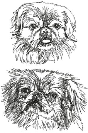 Pekingese Set