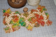 Autumn Leaves Applique and Cutwork Set