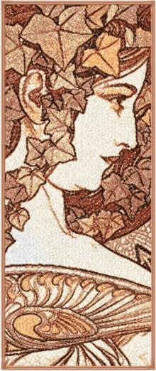 Ivy by Alphonse Mucha